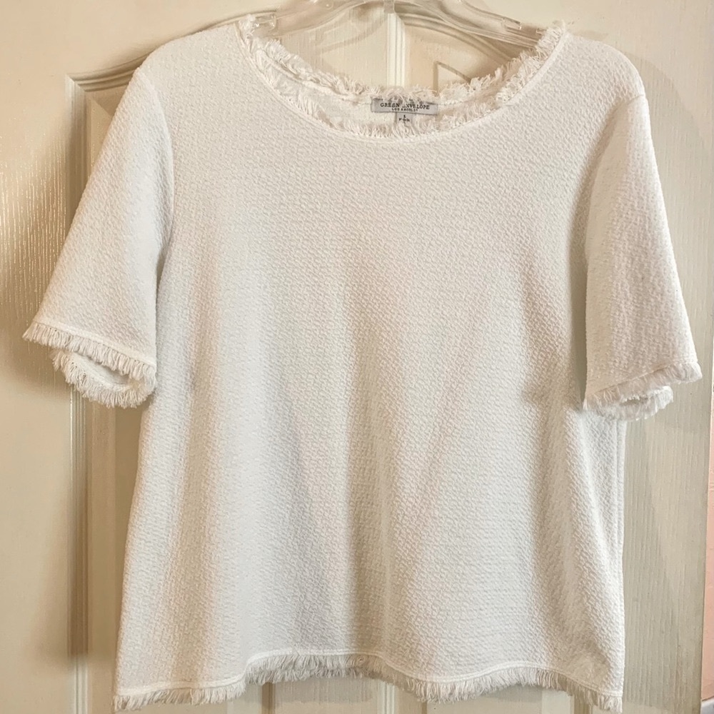 Green Envelope Off-white Women's short-sleeve top